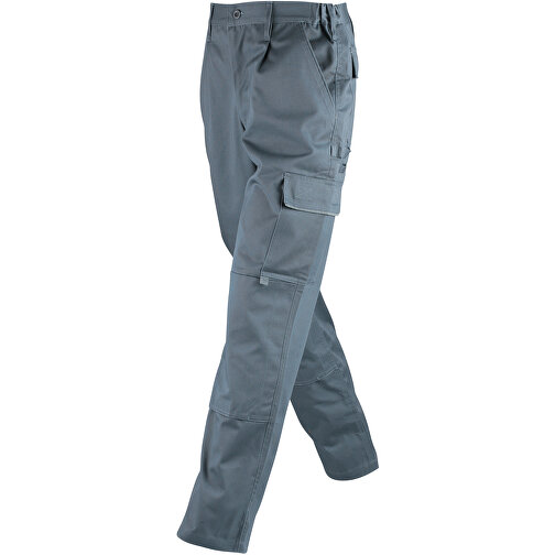 Workwear Pants , James Nicholson, carbon, 65% Polyester, 35% Baumwolle, XL, , Bild 1