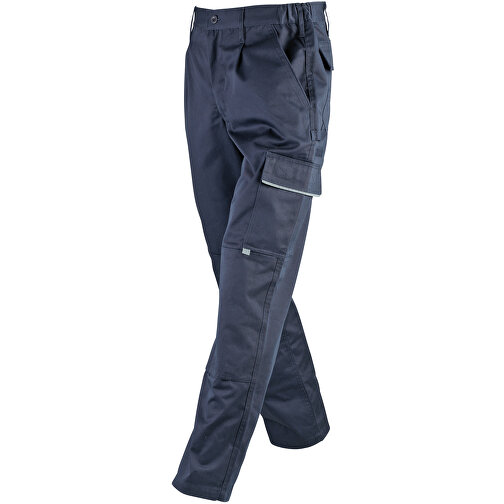 Workwear Pants , James Nicholson, navy, 65% Polyester, 35% Baumwolle, S, , Bild 1