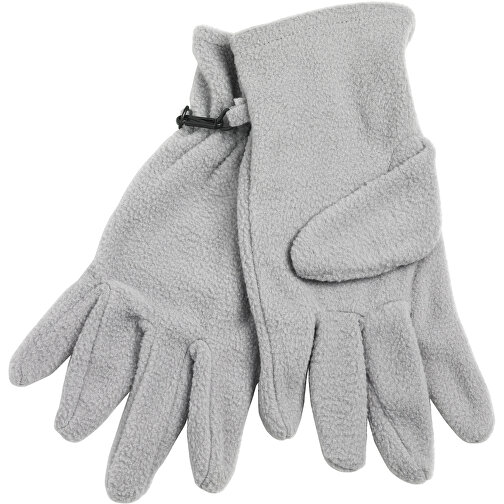 Microfleece Gloves , Myrtle Beach, grau, 100% Polyester, S/M, , Bild 1