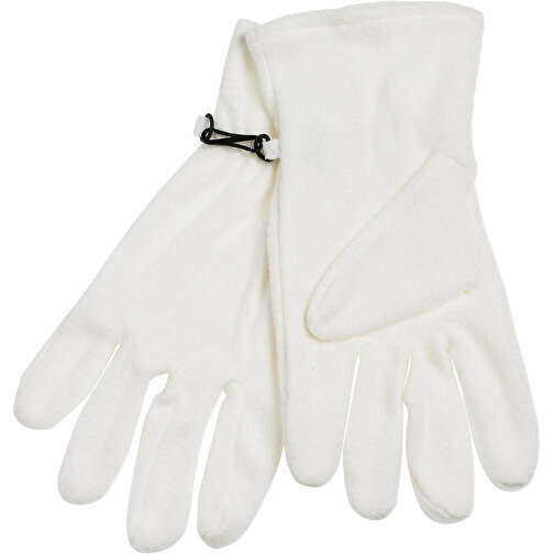 Microfleece Gloves , Myrtle Beach, off-weiß, 100% Polyester, S/M, , Bild 1