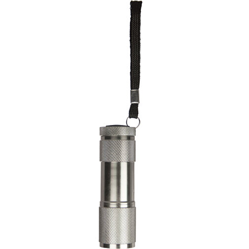 LED-Taschenlampe Aus Aluminium , silber, Aluminium, 8,90cm (Länge), Bild 1