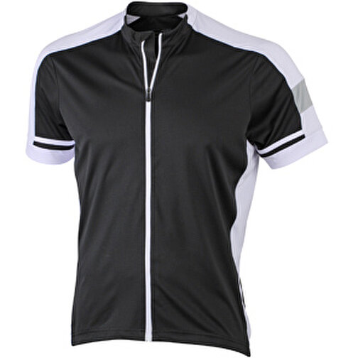 Men’s Bike-T Full Zip , James Nicholson, schwarz, 100% Polyester, XL, , Bild 1