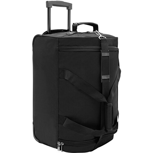 Trolley-Reisetasche AIRPACK , schwarz, 600D Polyester / EVA, 50,00cm x 29,00cm x 33,00cm (Länge x Höhe x Breite), Bild 2