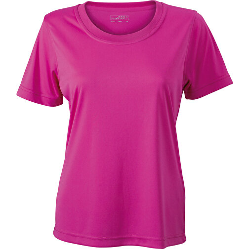 Ladies’ Active-T , James Nicholson, pink, 100% Polyester, XL, , Bild 1