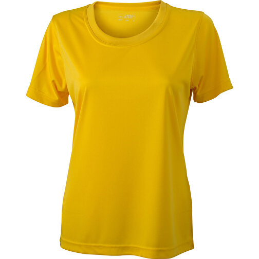 Ladies’ Active-T , James Nicholson, gelb, 100% Polyester, S, , Bild 1