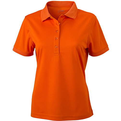 Ladies’ Active Polo , James Nicholson, dark-orange, 100% Polyester, M, , Bild 1