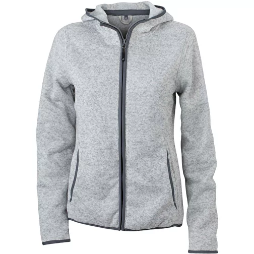 Veste à capuche en tricot polaire femme, Image 1