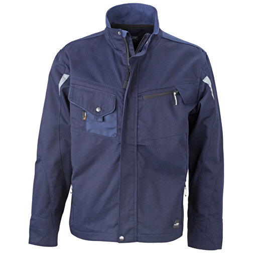 Workwear Jacket , James Nicholson, navy/navy, 100% Polyamid CORDURA ®, XL, , Bild 1
