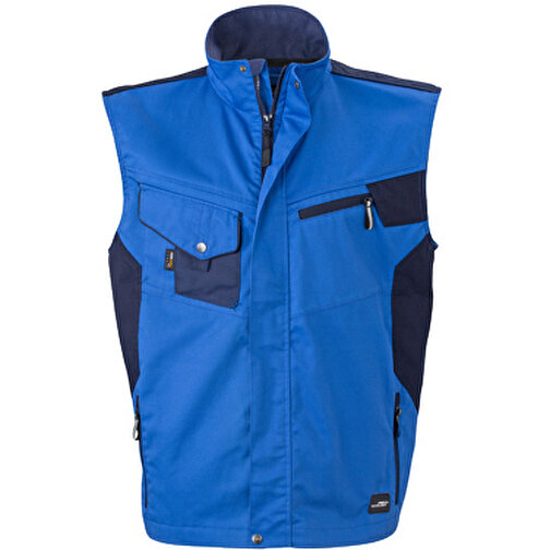 Workwear Vest , James Nicholson, royal/navy, 100% Polyamid CORDURA ®, S, , Bild 1
