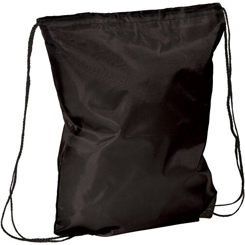 Rucksack Aus Polyester 210D , schwarz, PolJater, 34,00cm x 45,50cm (Länge x Höhe), Bild 1