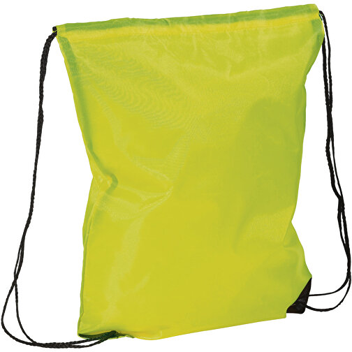 Rucksack Aus Polyester 210D , hellgrün, PolJater, 34,00cm x 45,50cm (Länge x Höhe), Bild 1