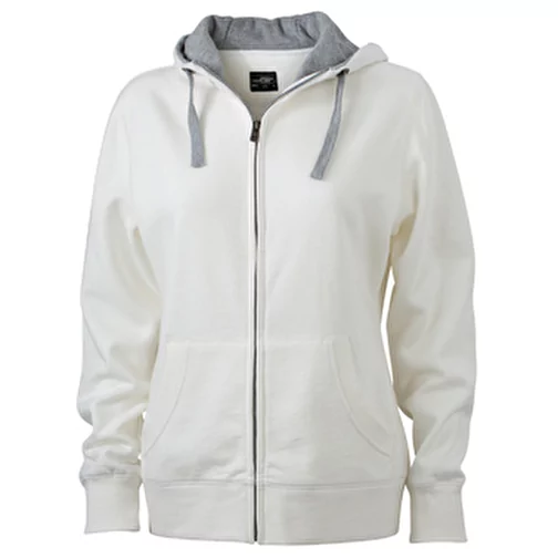 Sweat-shirt à capuche contrasté femme, Image 1