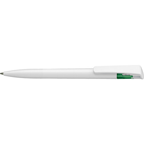 Kugelschreiber All-Star SF , Ritter-Pen, limonen-grün/weiss, ABS-Kunststoff, 14,70cm (Länge), Bild 3