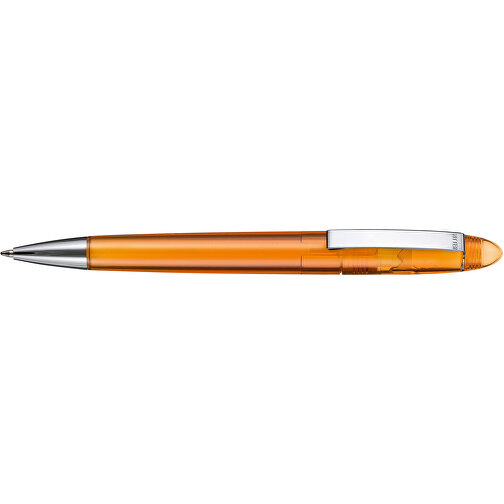 Kugelschreiber HAVANA TRANSPARENT , Ritter-Pen, flamingo, ABS, Metall, 14,30cm (Länge), Bild 3