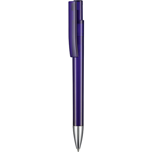 Kugelschreiber STRATOS TRANSPARENT , Ritter-Pen, ocean-blau, ABS-Kunststoff, 14,50cm (Länge), Bild 1