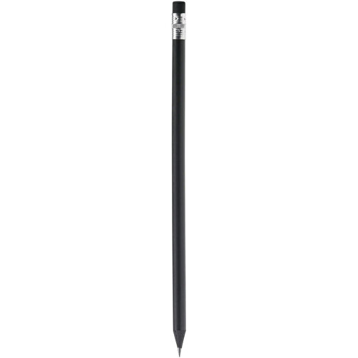 Bleistift Mit Radiergummi , schwarz, Holz (FSC zertifiziert), 18,80cm (Länge), Bild 1