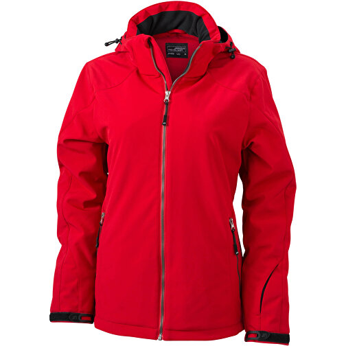 Ladies’ Wintersport Jacket , James Nicholson, rot, 100% Polyester, XL, , Bild 1
