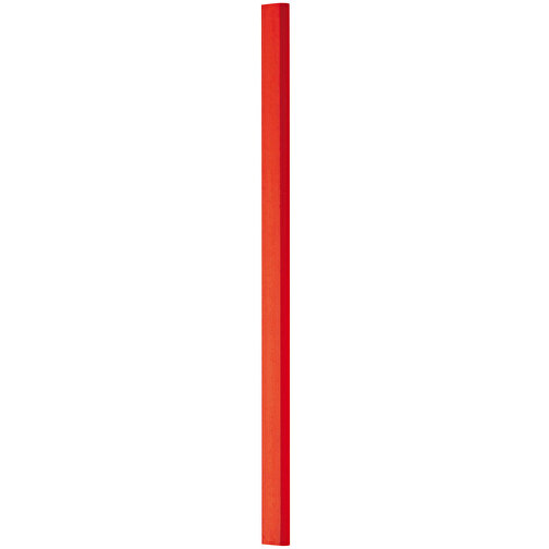 Zimmermannsbleistift 25cm , rot, Holz (FSC zertifiziert), 24,70cm x 0,80cm x 1,50cm (Länge x Höhe x Breite), Bild 1