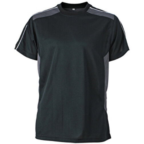 Craftsmen T-Shirt , James Nicholson, schwarz/carbon, 100% Polyester, XXL, , Bild 1