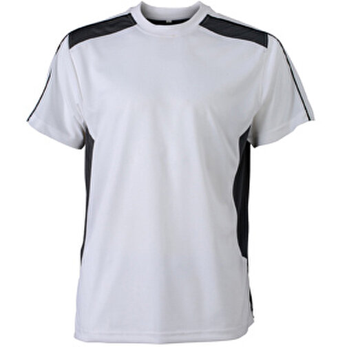 Craftsmen T-Shirt , James Nicholson, weiß/carbon, 100% Polyester, L, , Bild 1