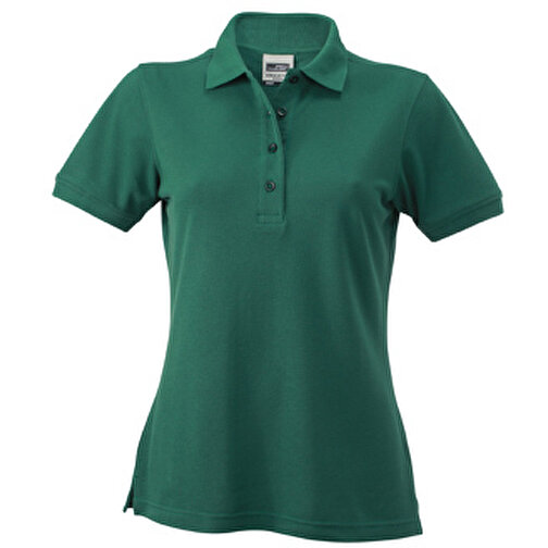 Ladies’ Workwear Polo , James Nicholson, dark-grün, 50% Polyester, 50% Baumwolle, gekämmt, XL, , Bild 1
