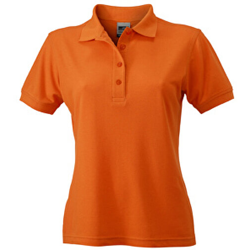 Ladies’ Workwear Polo , James Nicholson, orange, 50% Polyester, 50% Baumwolle, gekämmt, L, , Bild 1