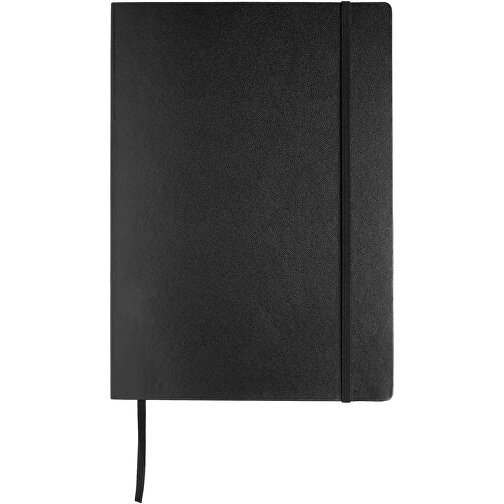 Executive A4 Hard Cover Notizbuch , schwarz, Karton, Lederimitat Papier, 29,80cm x 1,50cm x 20,90cm (Länge x Höhe x Breite), Bild 3