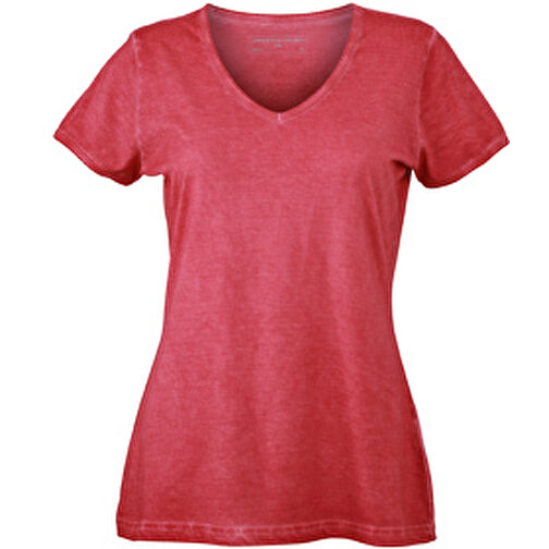 Ladies’ Gipsy T-Shirt , James Nicholson, rot, 100% Baumwolle, L, , Bild 1