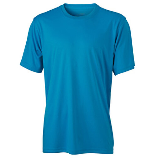 Men’s Active - T , James Nicholson, türkis, 100% Polyester, L, , Bild 1