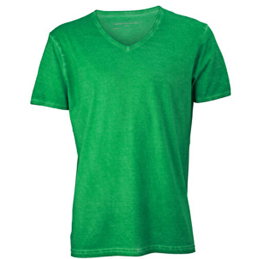Men’s Gipsy T-Shirt , James Nicholson, fern-grün, 100% Baumwolle, L, , Bild 1