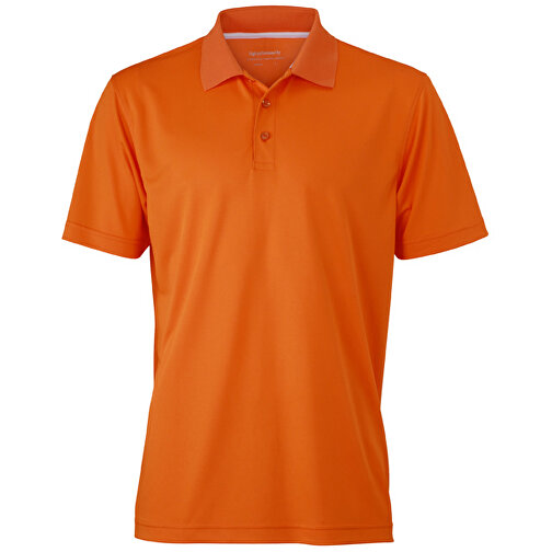Men’s Polo High Performance , James Nicholson, orange, 100% Polyester, 3XL, , Bild 1