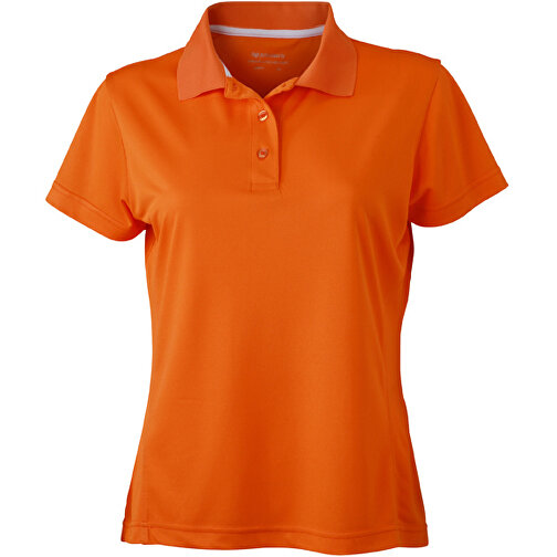 Ladies’ Polo High Performance , James Nicholson, orange, 100% Polyester, XL, , Bild 1