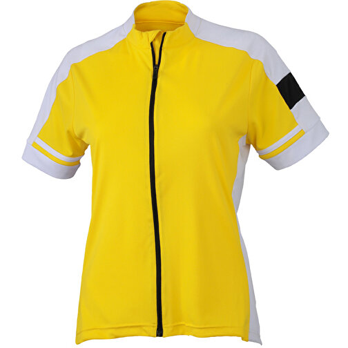 Ladies’ Bike-T Full Zip , James Nicholson, sun-gelb, 100% Polyester, S, , Bild 1