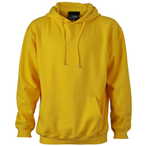Hooded Sweat , James Nicholson, sun-gelb, 80% Baumwolle, ringgesponnen, 20% Polyester, XL, , Bild 1