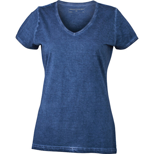 Ladies’ Gipsy T-Shirt , James Nicholson, denim, 100% Baumwolle, L, , Bild 1