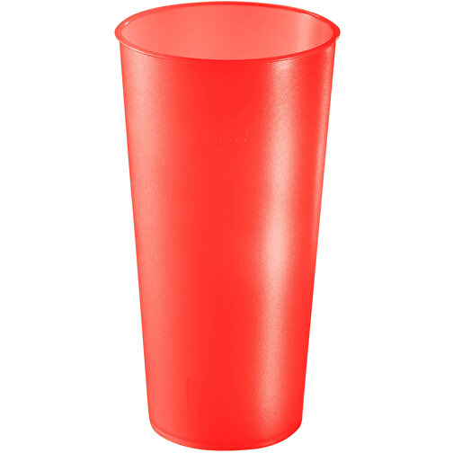 Trinkbecher 'Colour' 0,5 L , standard-rot, Kunststoff, 16,30cm (Höhe), Bild 1
