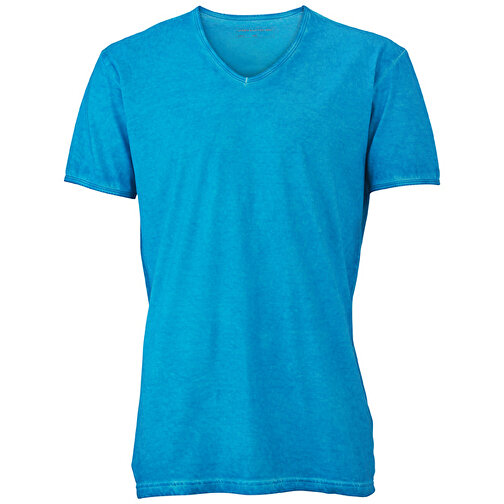 Men’s Gipsy T-Shirt , James Nicholson, türkis, 100% Baumwolle, XXL, , Bild 1