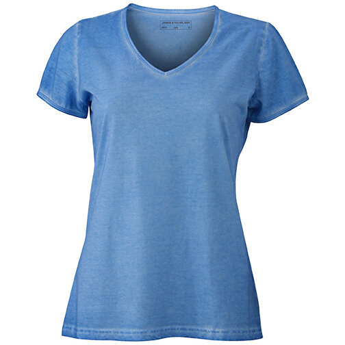 Ladies’ Gipsy T-Shirt , James Nicholson, horizon-blau, 100% Baumwolle, M, , Bild 1