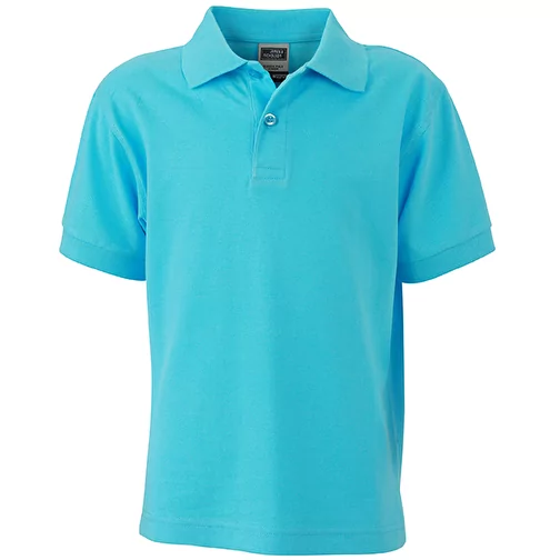 Polo enfant piqué coupe ajustée enfant, Image 1