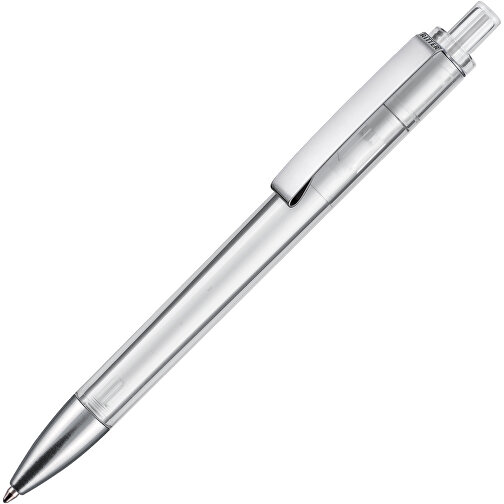 Kugelschreiber EXOS TRANSPARENT , Ritter-Pen, transparent, ABS-Kunststoff, 14,00cm (Länge), Bild 2