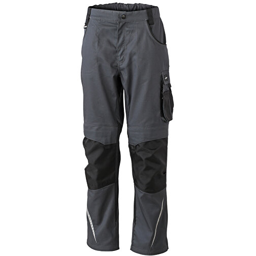 Workwear Pants , James Nicholson, carbon/schwarz, 100% Polyamid CORDURA ®, 26, , Bild 1