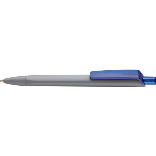 Kugelschreiber Tri-Star Soft STP , Ritter-Pen, grau/royal-blau, ABS-Kunststoff, 14,20cm (Länge), Bild 3