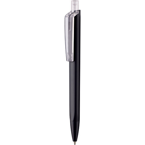 Kugelschreiber Tri-Star Soft STP , Ritter-Pen, schwarz/transparent, ABS-Kunststoff, 14,20cm (Länge), Bild 1