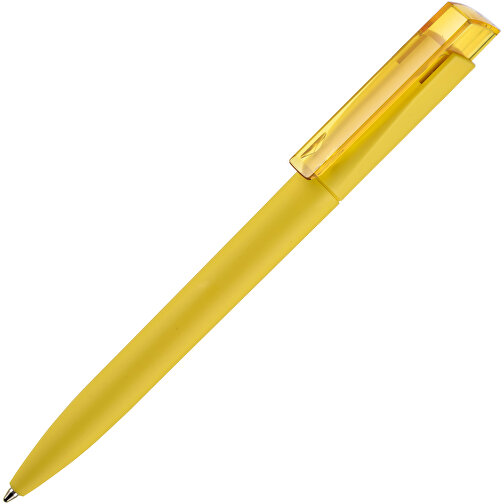 Kugelschreiber Fresh Soft ST , Ritter-Pen, zitronen-gelb/ananas-gelb, ABS-Kunststoff, 14,40cm (Länge), Bild 2