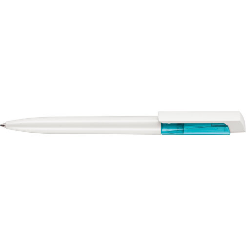 Kugelschreiber BIO-FRESH , Ritter-Pen, türkis, Cellulose-Kunststoff ABS, 14,40cm (Länge), Bild 3