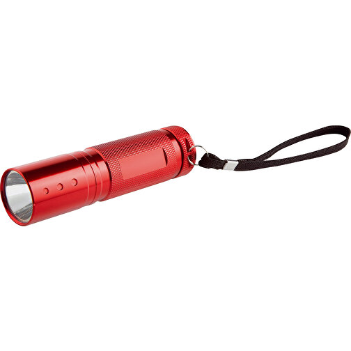 Metmaxx® LED MegaBeam Taschenlampe 'GoRed3Watt' Rot , Metmaxx, rot, Metall, 2,70cm x 10,00cm x 2,70cm (Länge x Höhe x Breite), Bild 1