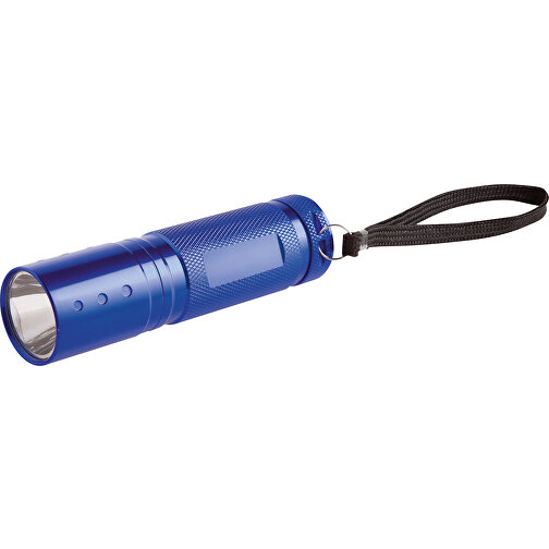 Metmaxx® LED MegaBeam Taschenlampe 'GoBlue3Watt' Blau , Metmaxx, blau, Metall, 2,70cm x 10,00cm x 2,70cm (Länge x Höhe x Breite), Bild 1