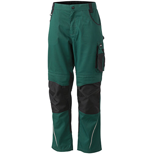 Workwear Pants , James Nicholson, dark-grün/schwarz, 100% Polyamid CORDURA ®, 52, , Bild 1