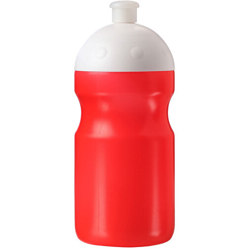 Trinkflasche 'Fitness' 0,5 L Mit Saugverschluss , standard-rot, Kunststoff, 17,50cm (Höhe), Bild 2