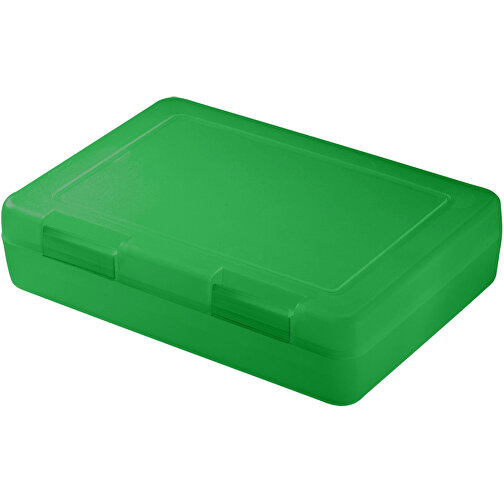 Vorratsdose 'Snack-Box' , trend-grün PP, Kunststoff, 18,00cm x 4,20cm x 12,50cm (Länge x Höhe x Breite), Bild 1